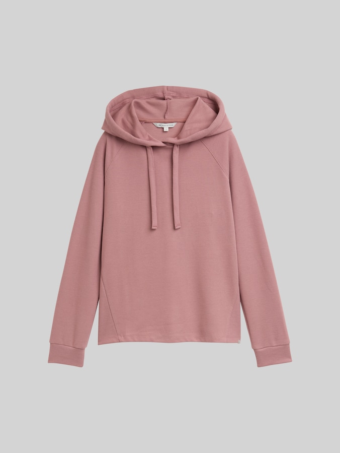 Sweater met losse capuchon door Denim Female, Antique Rose