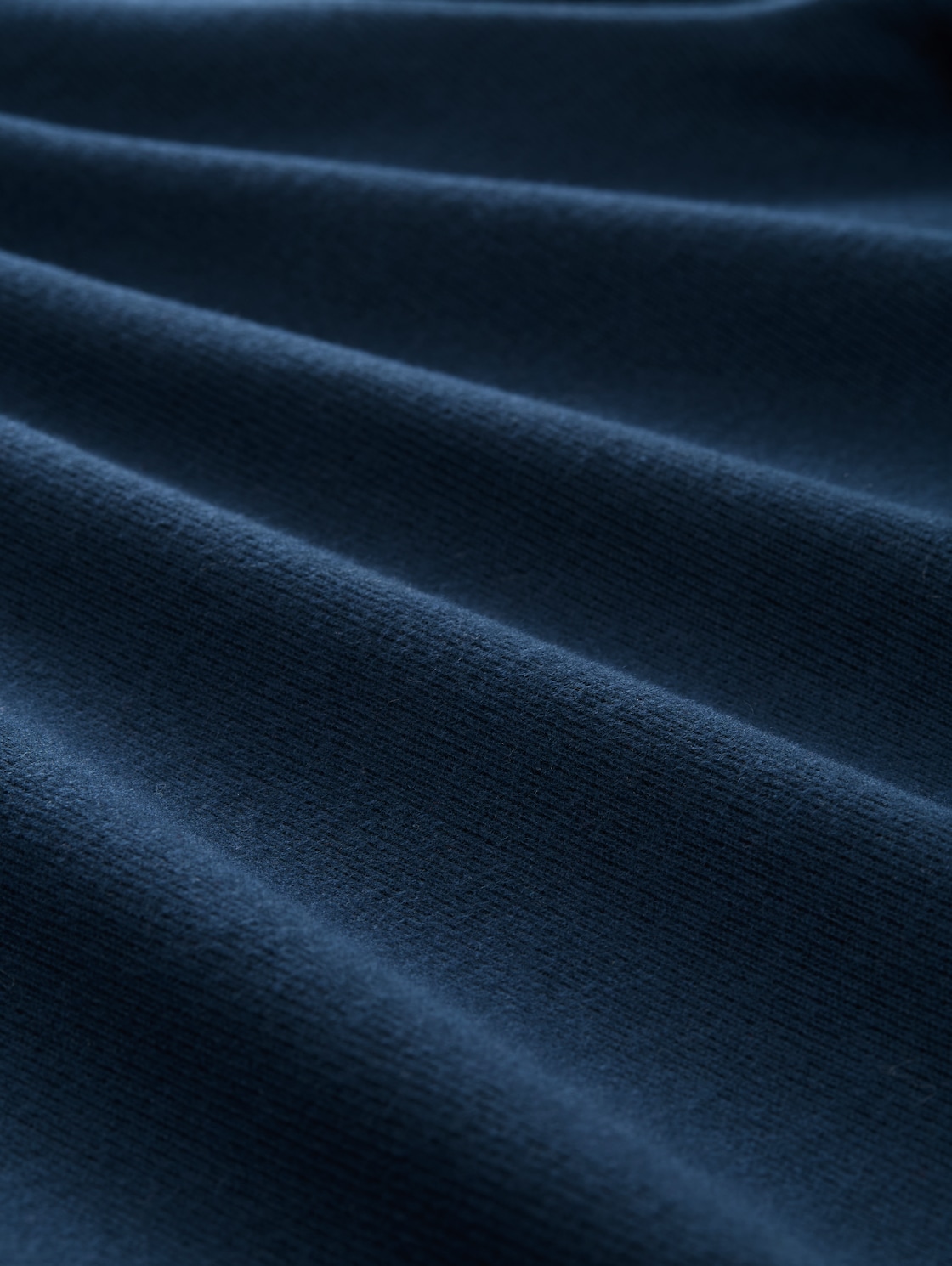 Loose Fit Hoodie Sweatshirt - dark sea petrol - Material-Ansicht