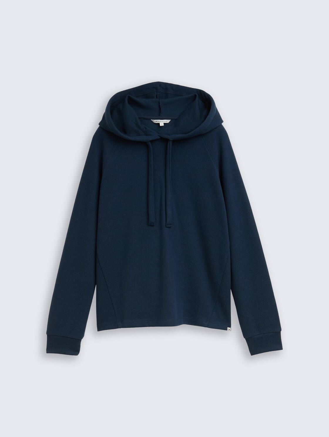 Loose Fit Hoodie Sweatshirt - dark sea petrol - Vorder-Produkt-Ansicht