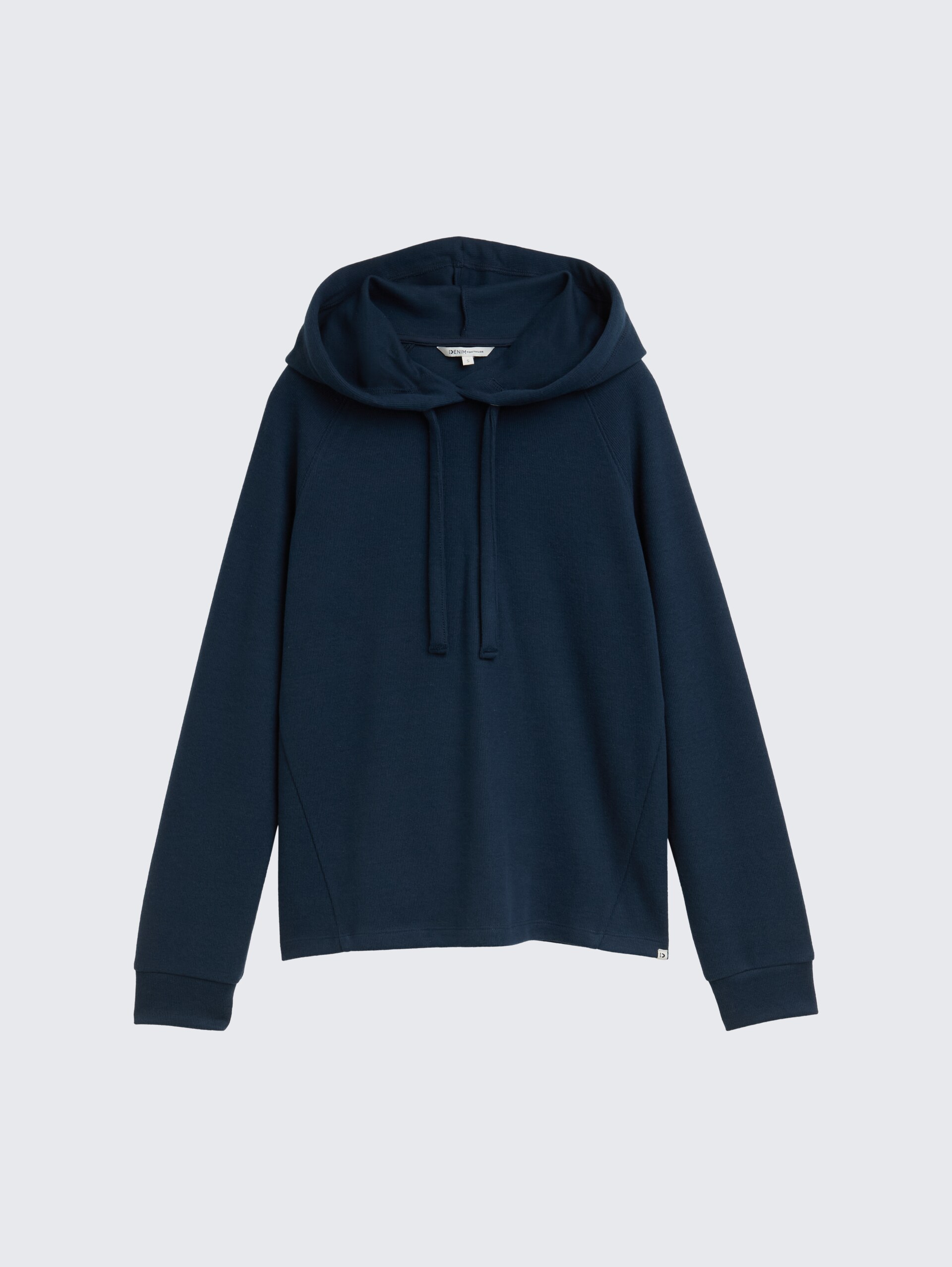 Loose Fit Hoodie Sweatshirt - dark sea petrol - Vorder-Produkt-Ansicht