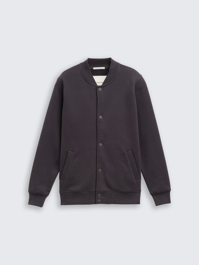 College sweatjacket by Teen Boys, coal grey