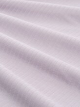 Ripp Langarmshirt mit Stehkragen - lilac fog - Material-Ansicht