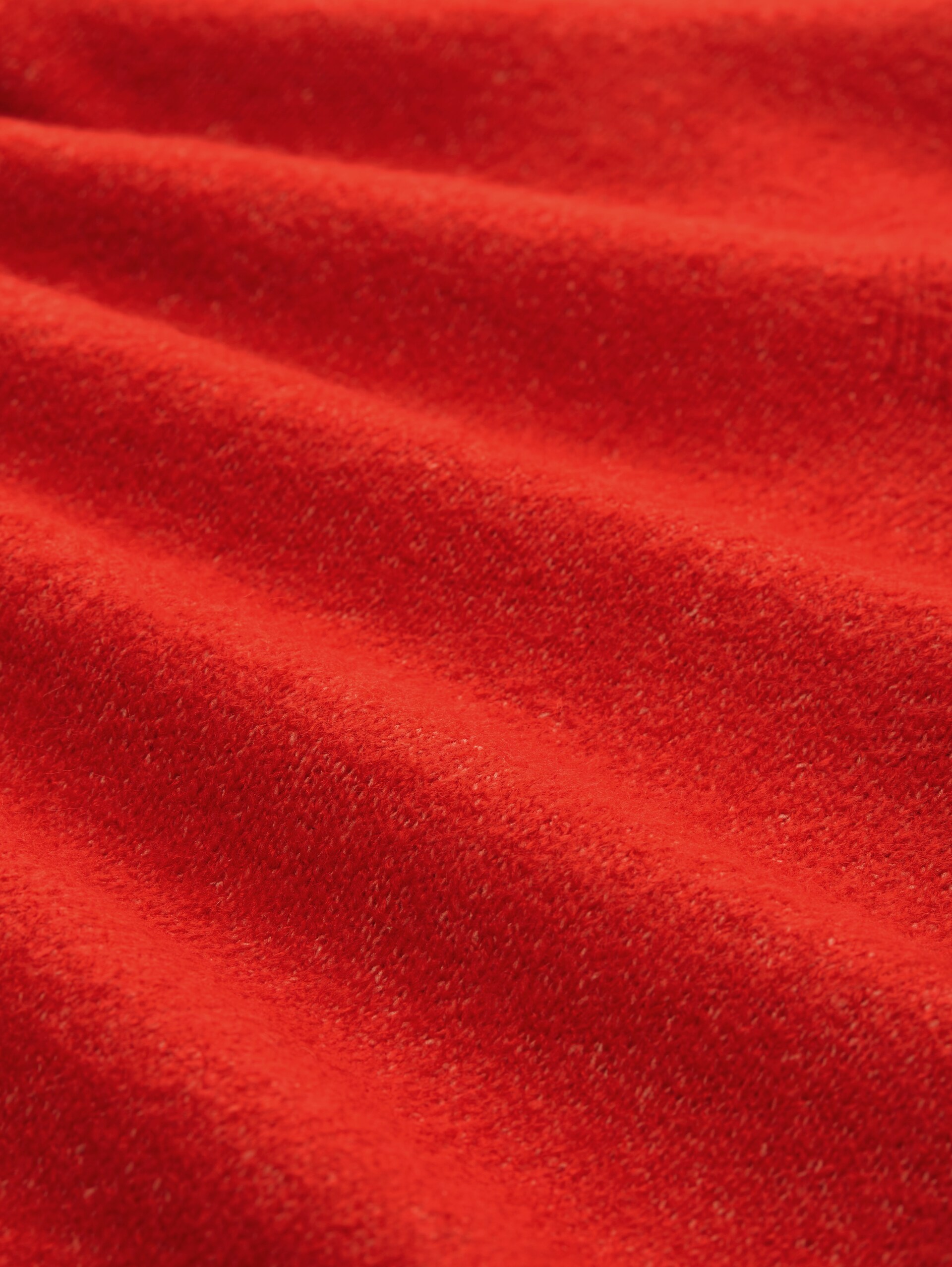 Cardigan mit V-Ausschnitt - brilliant red - Material-Ansicht