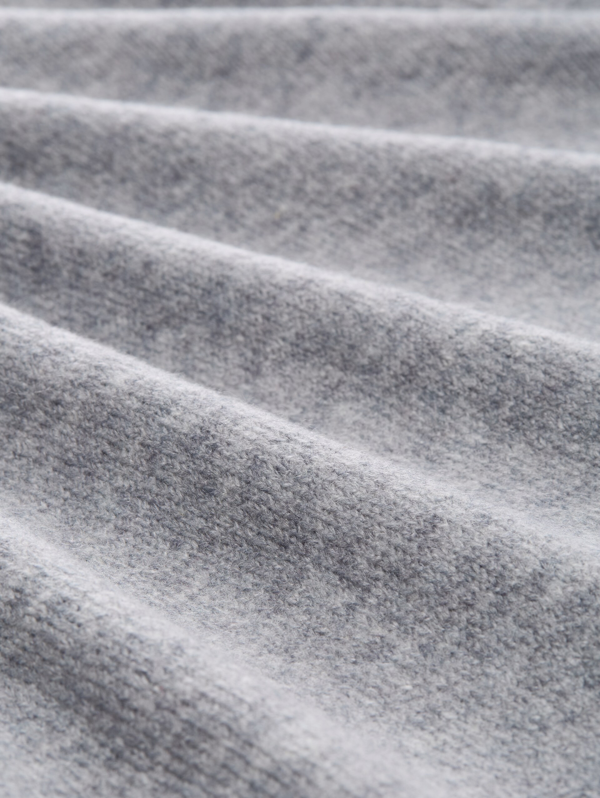 Vest met strikdetails - Cement Grey Mélange - Materiaalweergave
