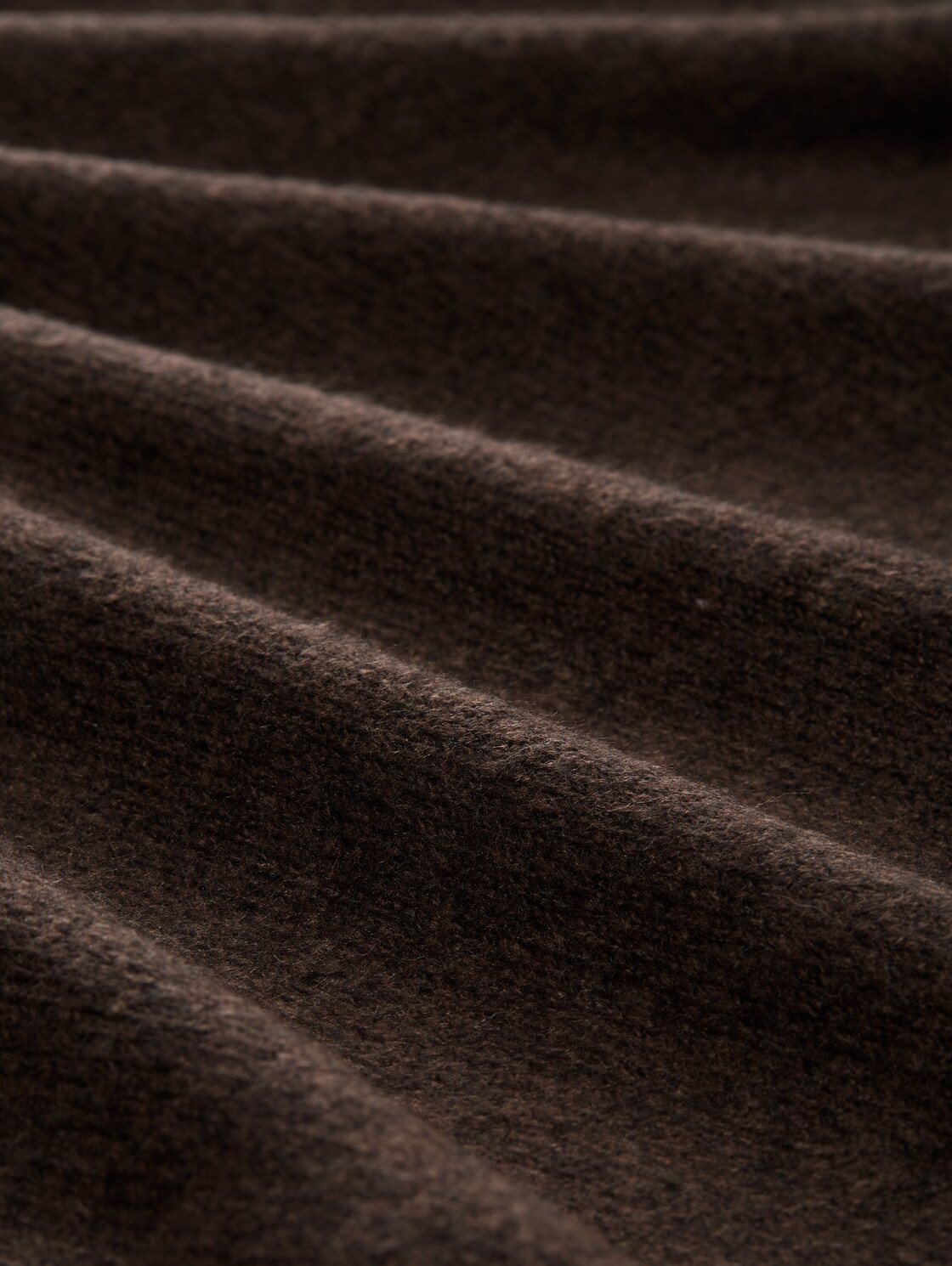 Cardigan mit Schleifen-Details - chocolate brown melange - Material-Ansicht