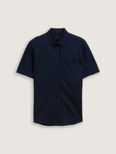 Regular Fit Kurzarmhemd aus Baumwolle - sky captain blue - Vorder-Produkt-Ansicht