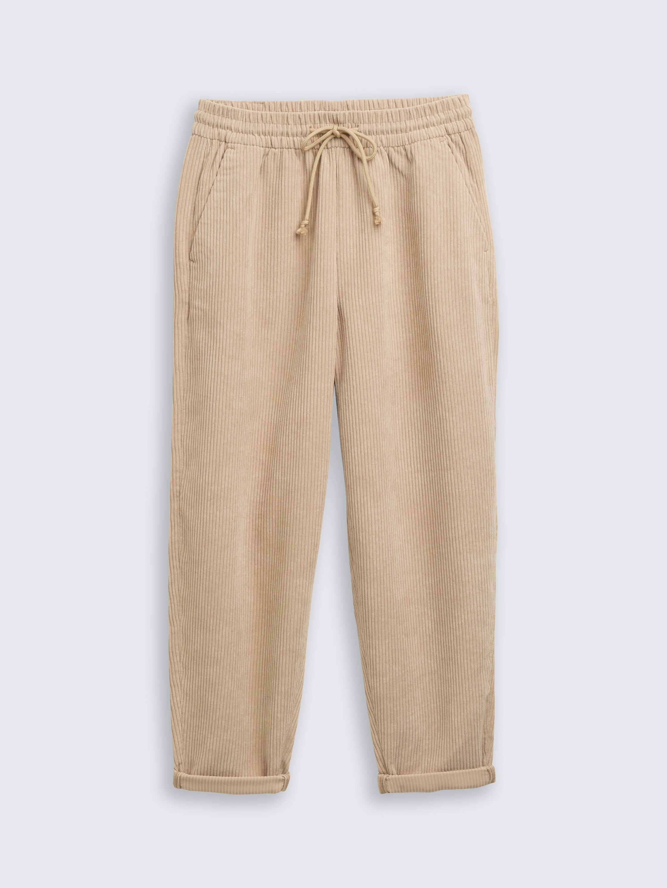 Cordhose mit Kordelzug - tan_brown - 
