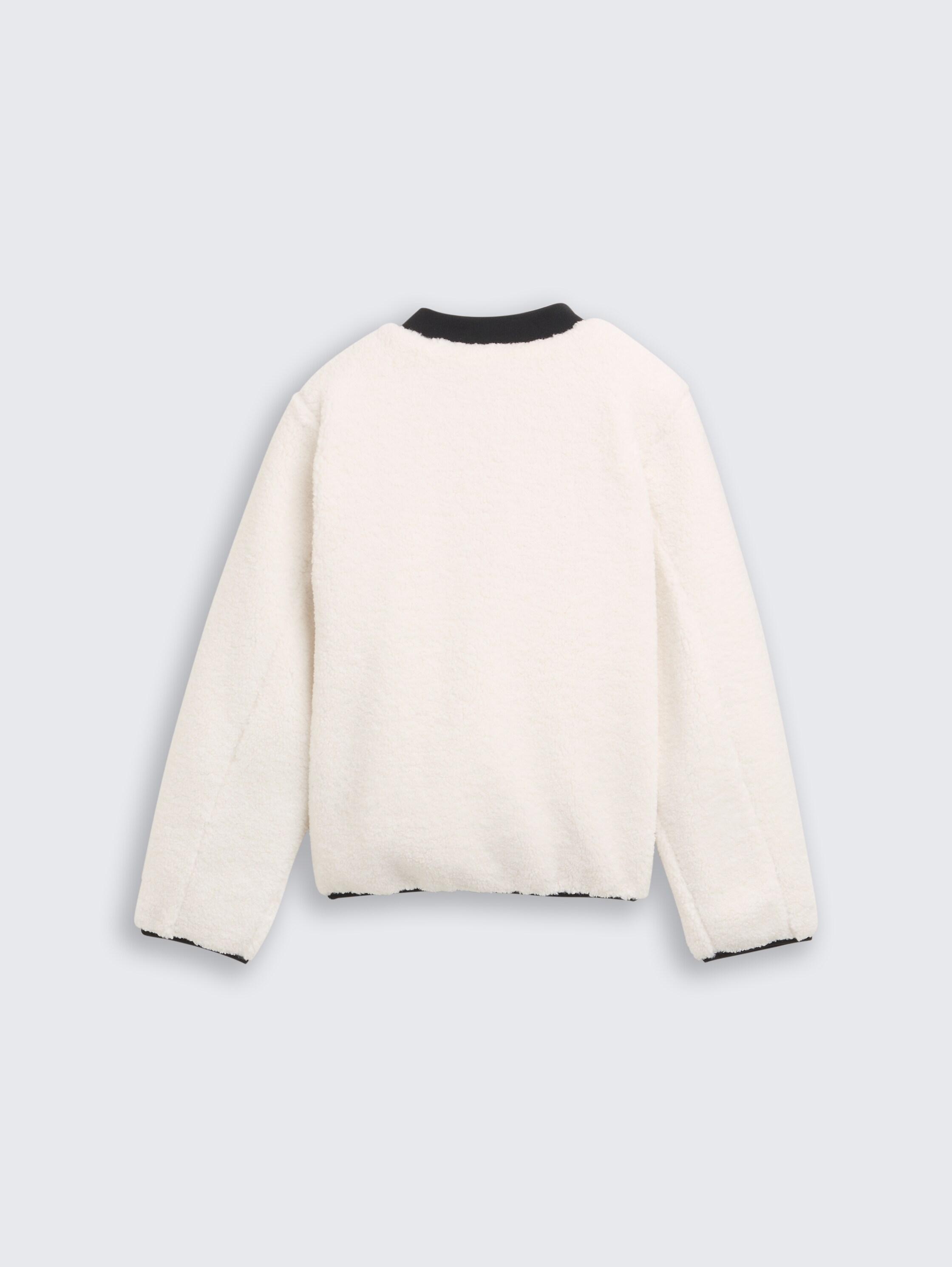 Teddy Bomberjacke - light_cream_beige - 