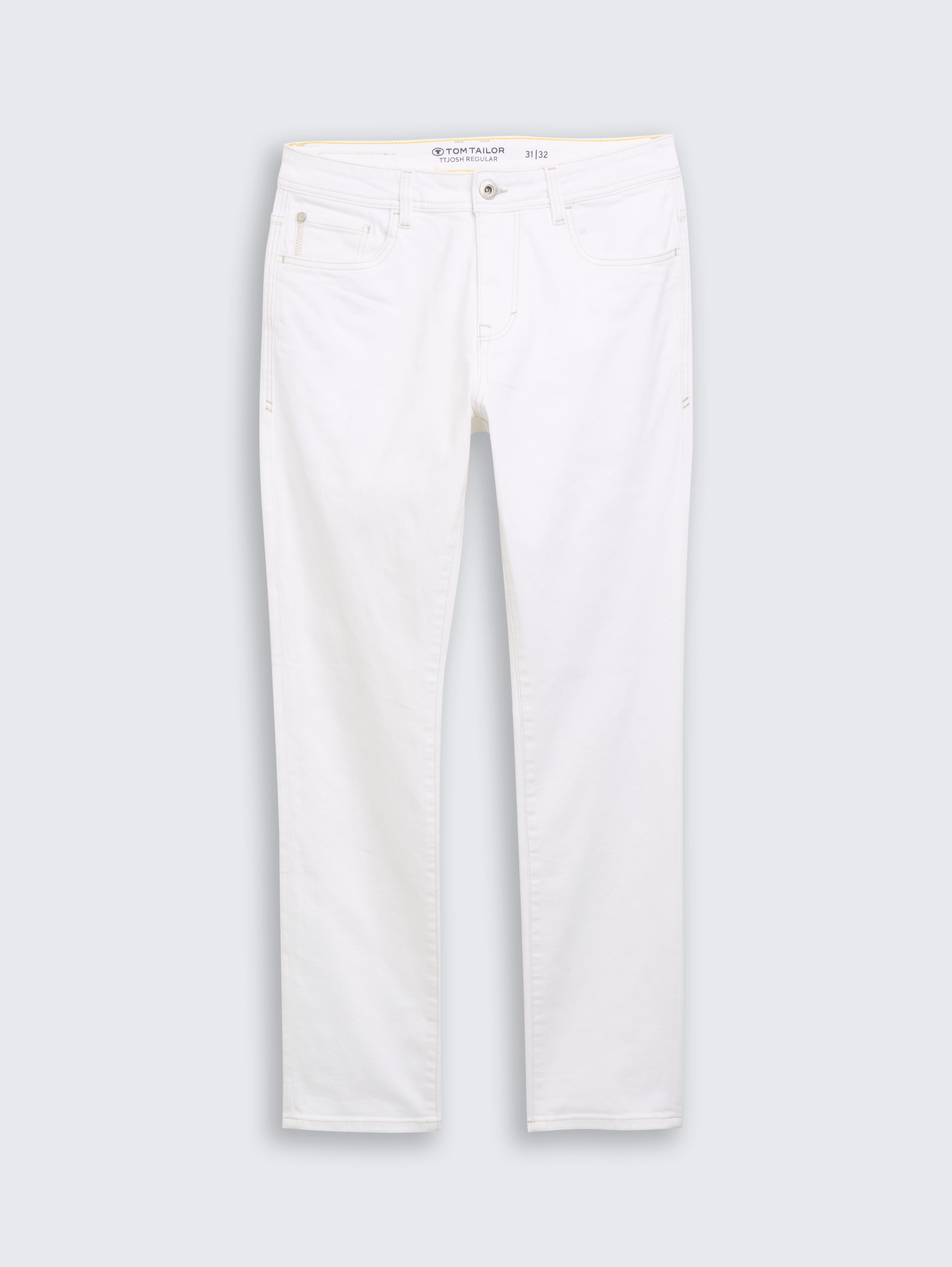 TTJOSH REGULAR SLIM Jeans von Men, White Denim