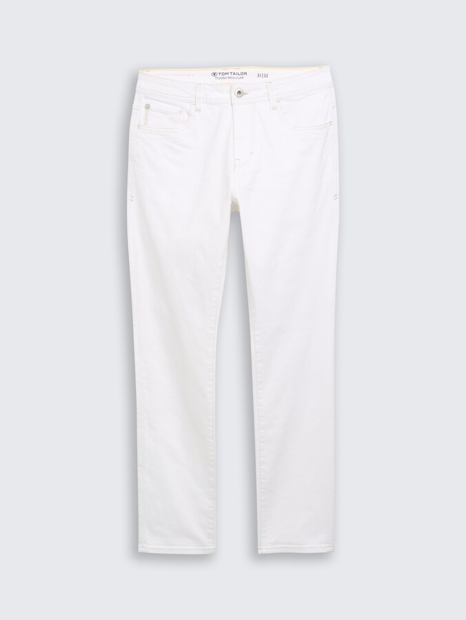 TTJOSH REGULAR SLIM-jeans door Men, White Denim