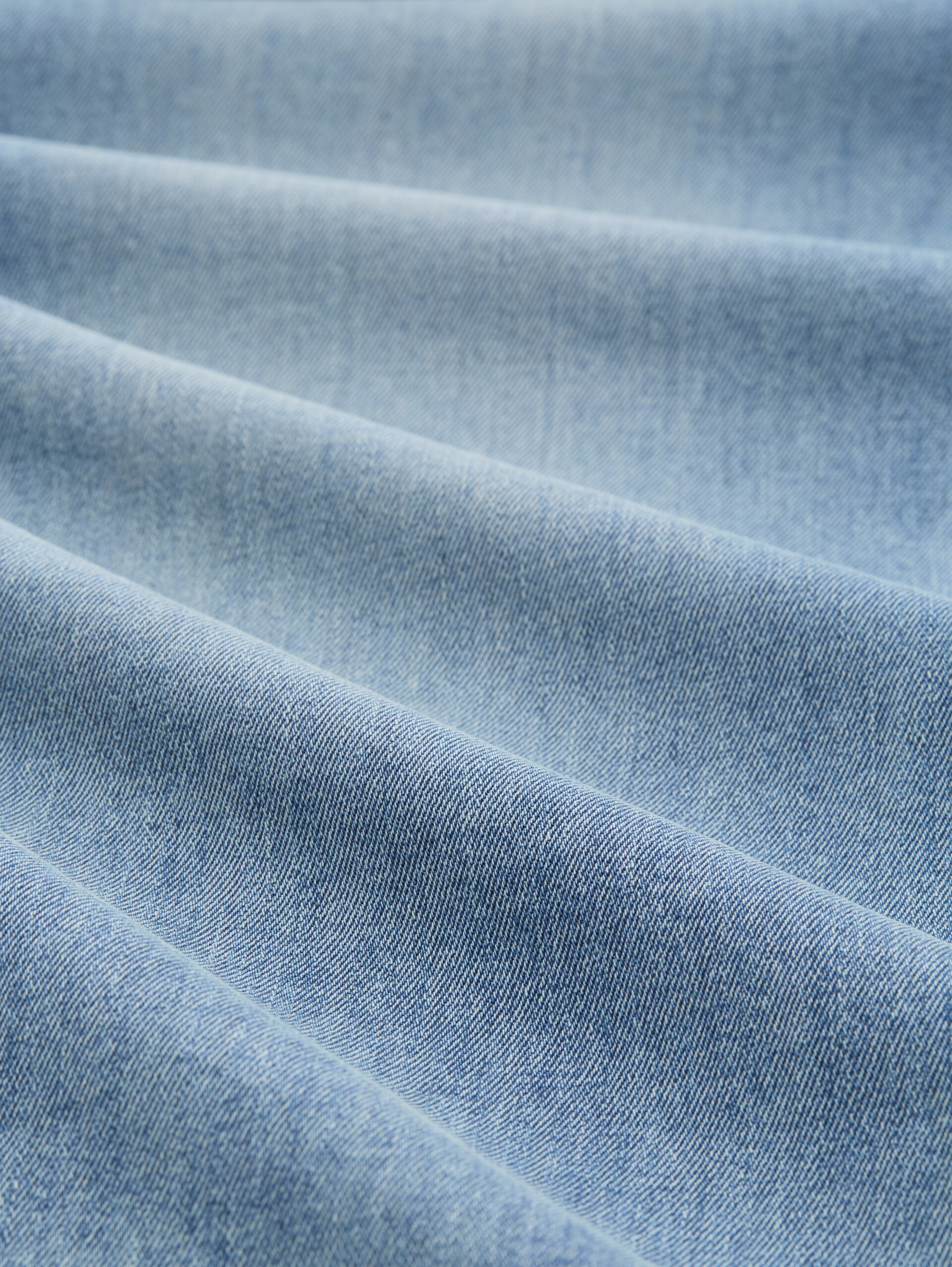 TTJOSH REGULAR SLIM Jeans - Used Light Stone Blue Denim - Vue de la matière