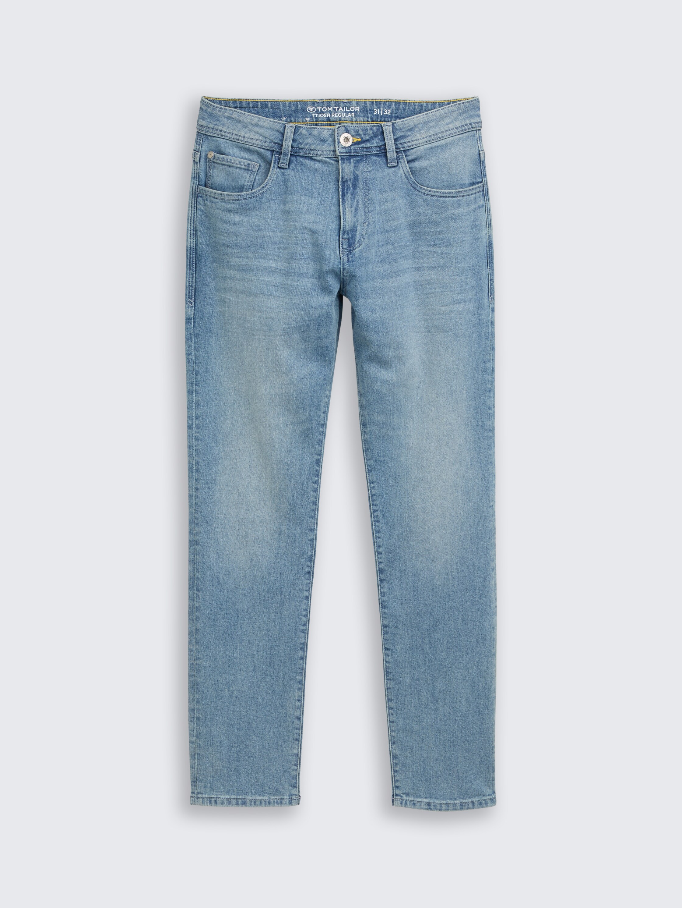 TTJOSH REGULAR SLIM jeans - Used Light Stone Blue Denim - Front product view
