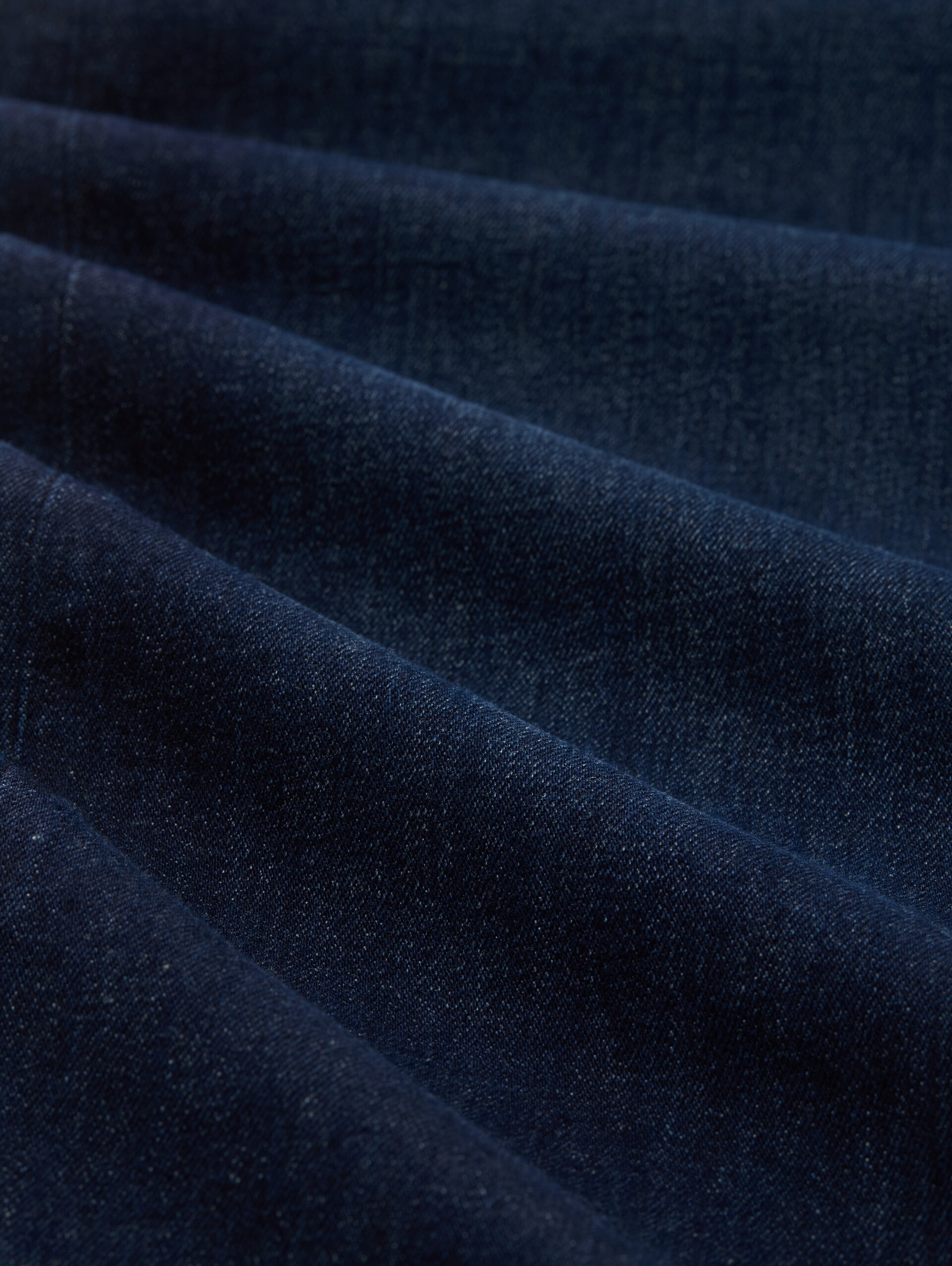 TTJOSH REGULAR SLIM Jeans - Rinsed Blue Denim - Material-Ansicht