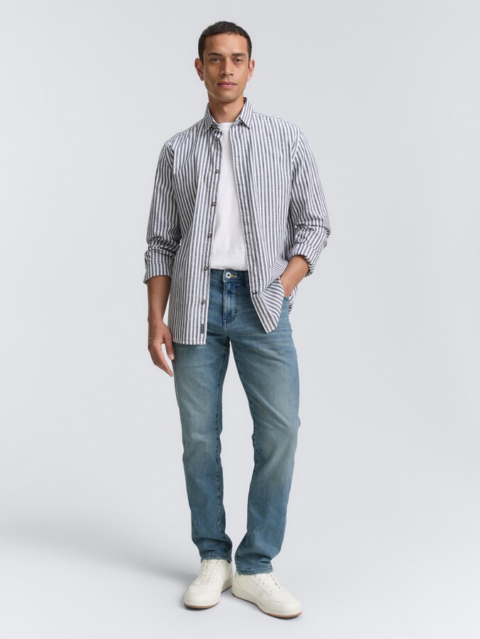 TTJOSH REGULAR SLIM Jeans von Men, Stone Blue Denim