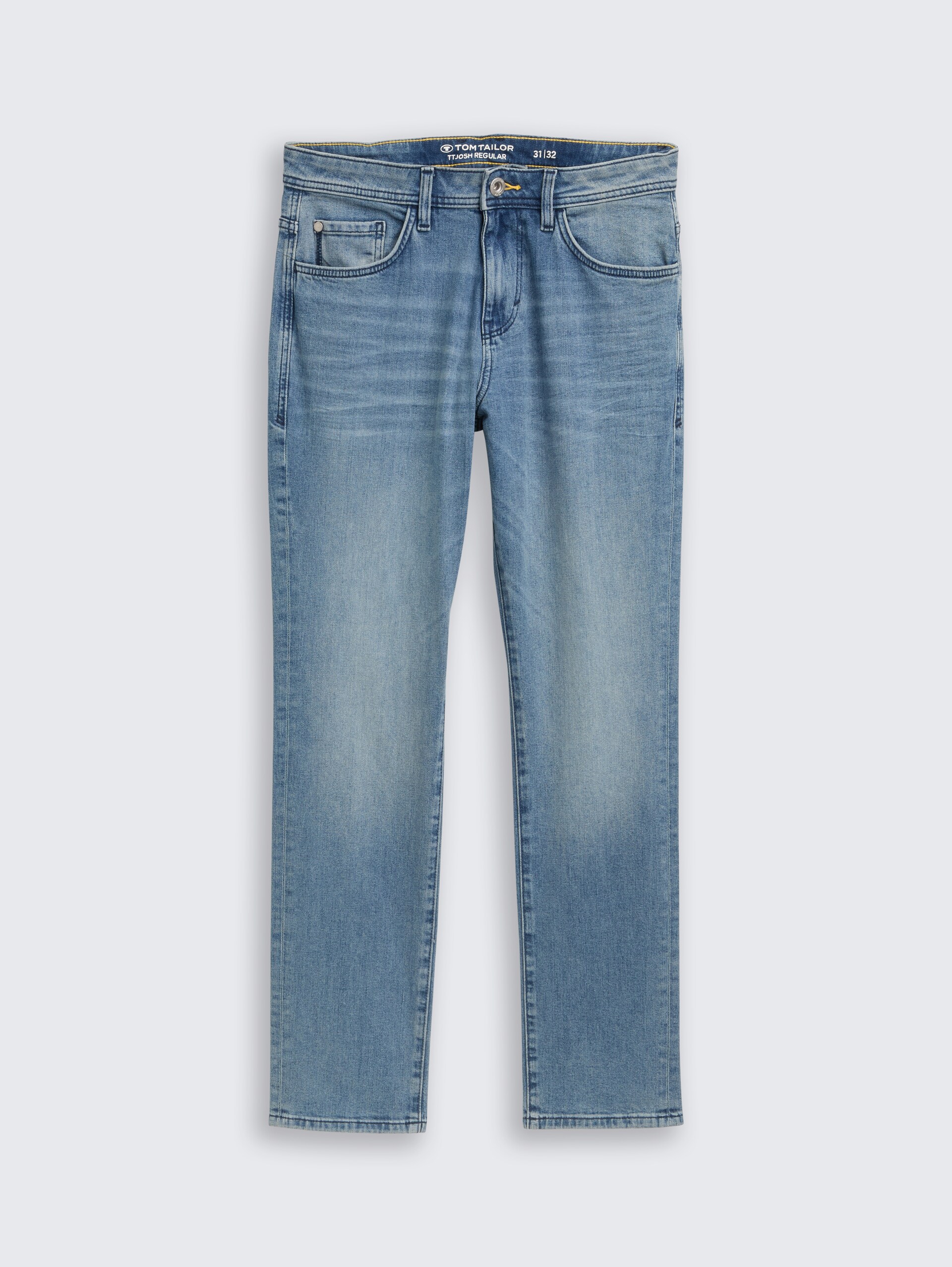 TTJOSH REGULAR SLIM Jeans - Stone Blue Denim - Vue de face du produit
