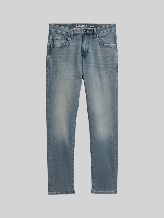 TTJOSH REGULAR SLIM jeans by Men, mid stone blue grey denim