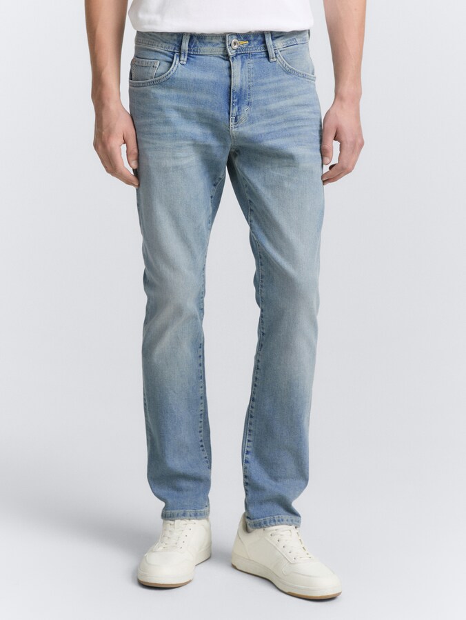 TTJOSH REGULAR SLIM Jeans von Men, stone wash denim