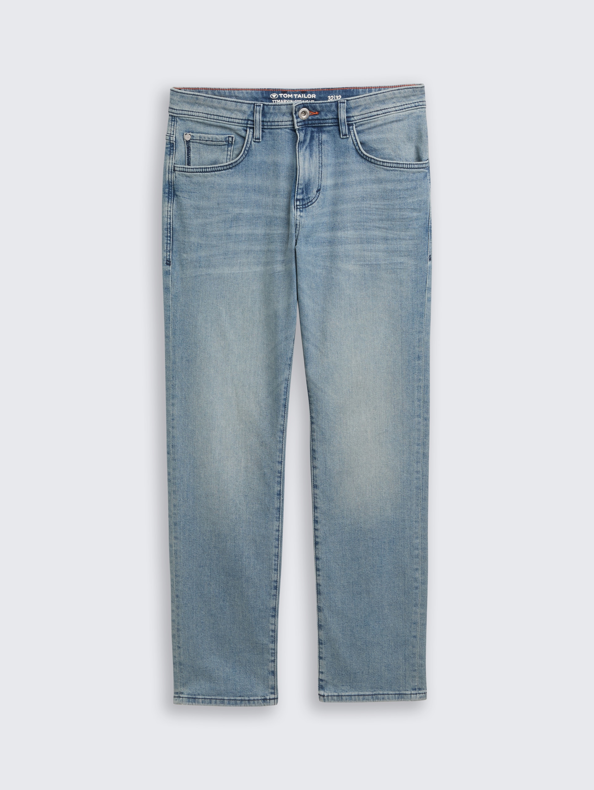 TTMARVIN STRAIGHT Jeans mit Stretch - Stone Blue Denim - Vorder-Produkt-Ansicht