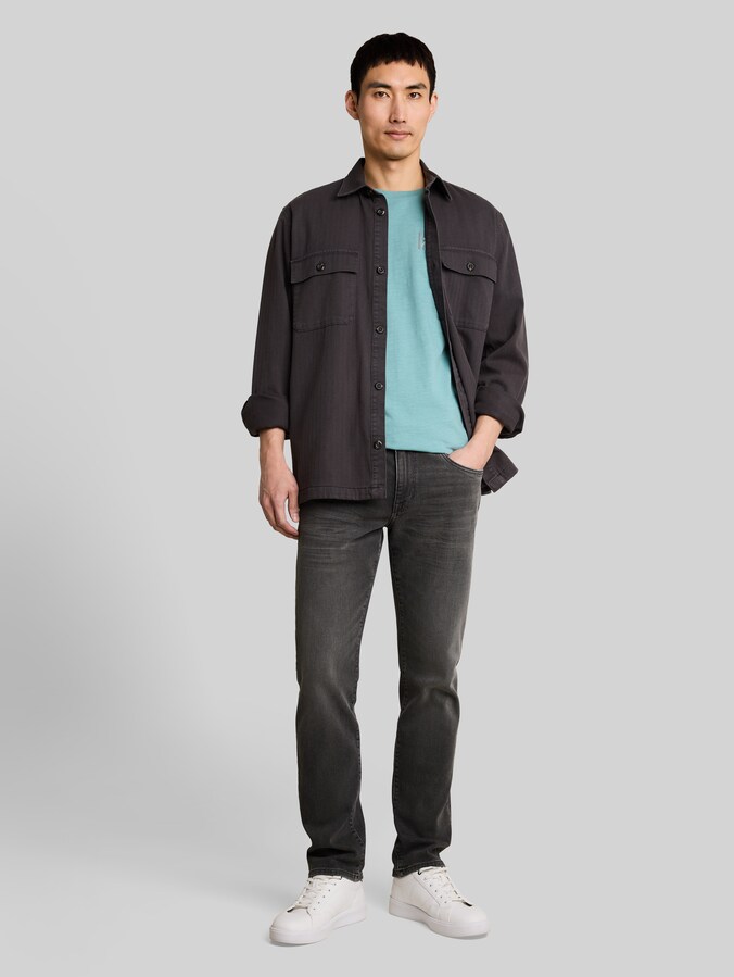 TTMARVIN STRAIGHT Jeans mit Stretch von Men, used dark stone grey denim
