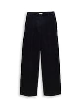 Geselecteerd, TTLEA wijde pijpen corduroy broek door Tom Tailor, blauw