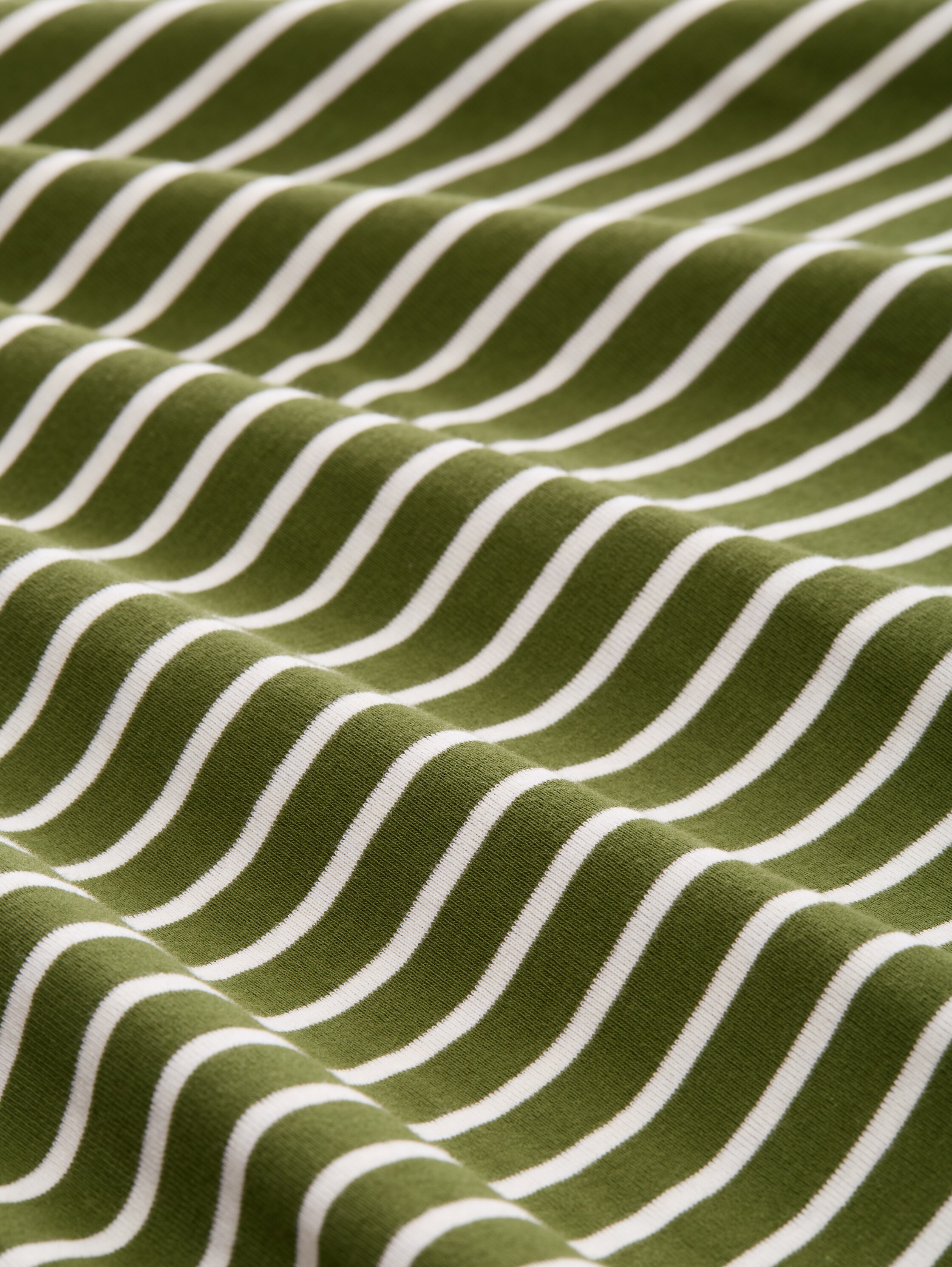 Plus Size - Langarmshirt mit Streifenmuster - green_offwhite_tee_stripe - 