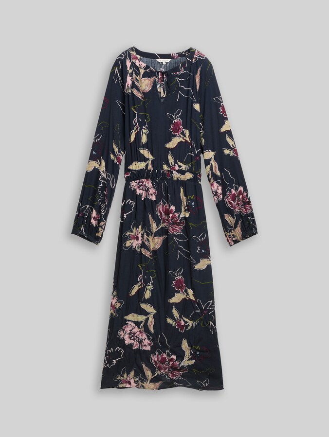 Plus Size - Maxi-Kleid mit Blumenmuster von Women Plus Size, big flower design