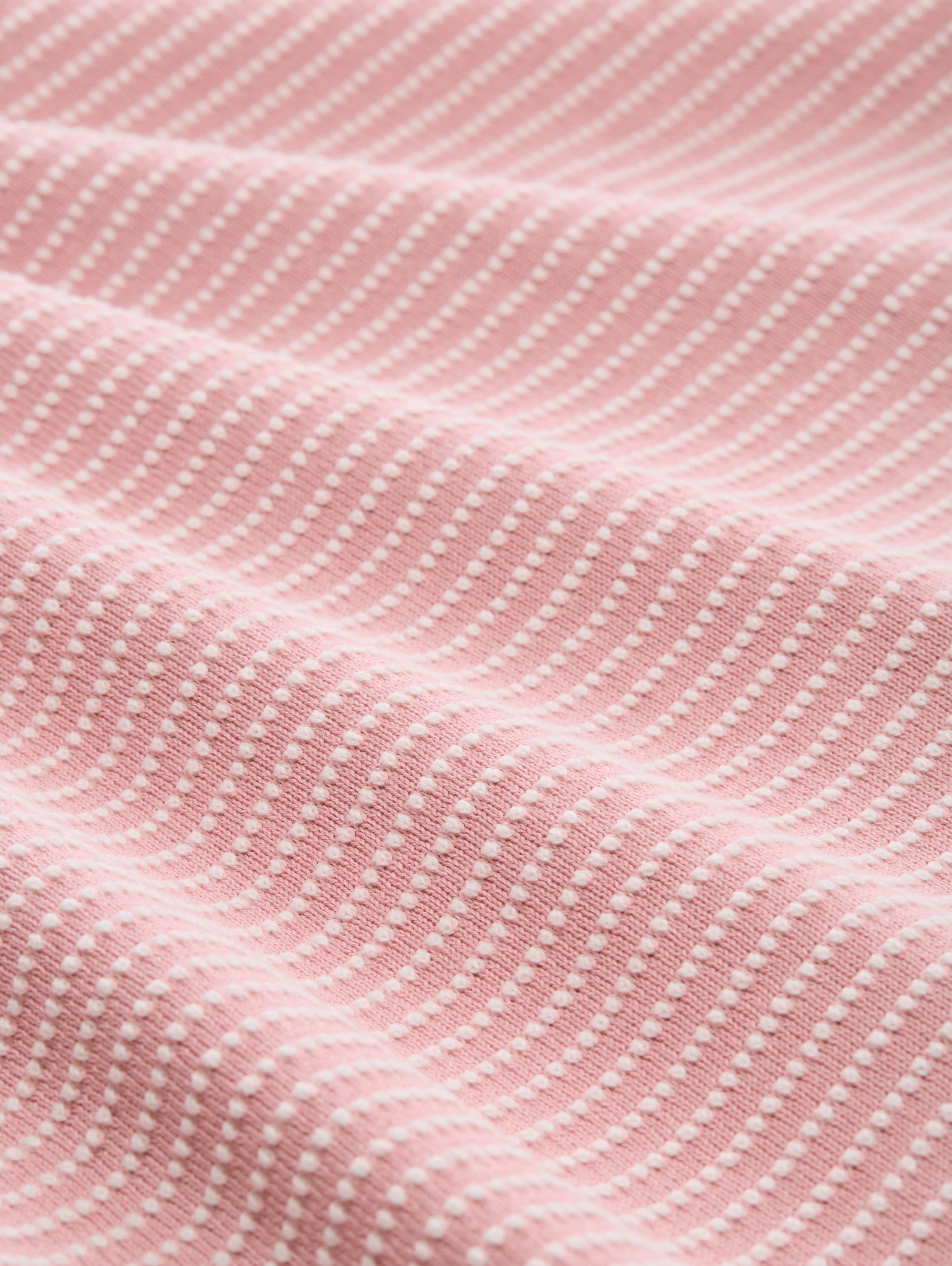 Plus Size - Strickpullover mit U-Boot-Ausschnitt - rose bubble knit stripe - Material-Ansicht