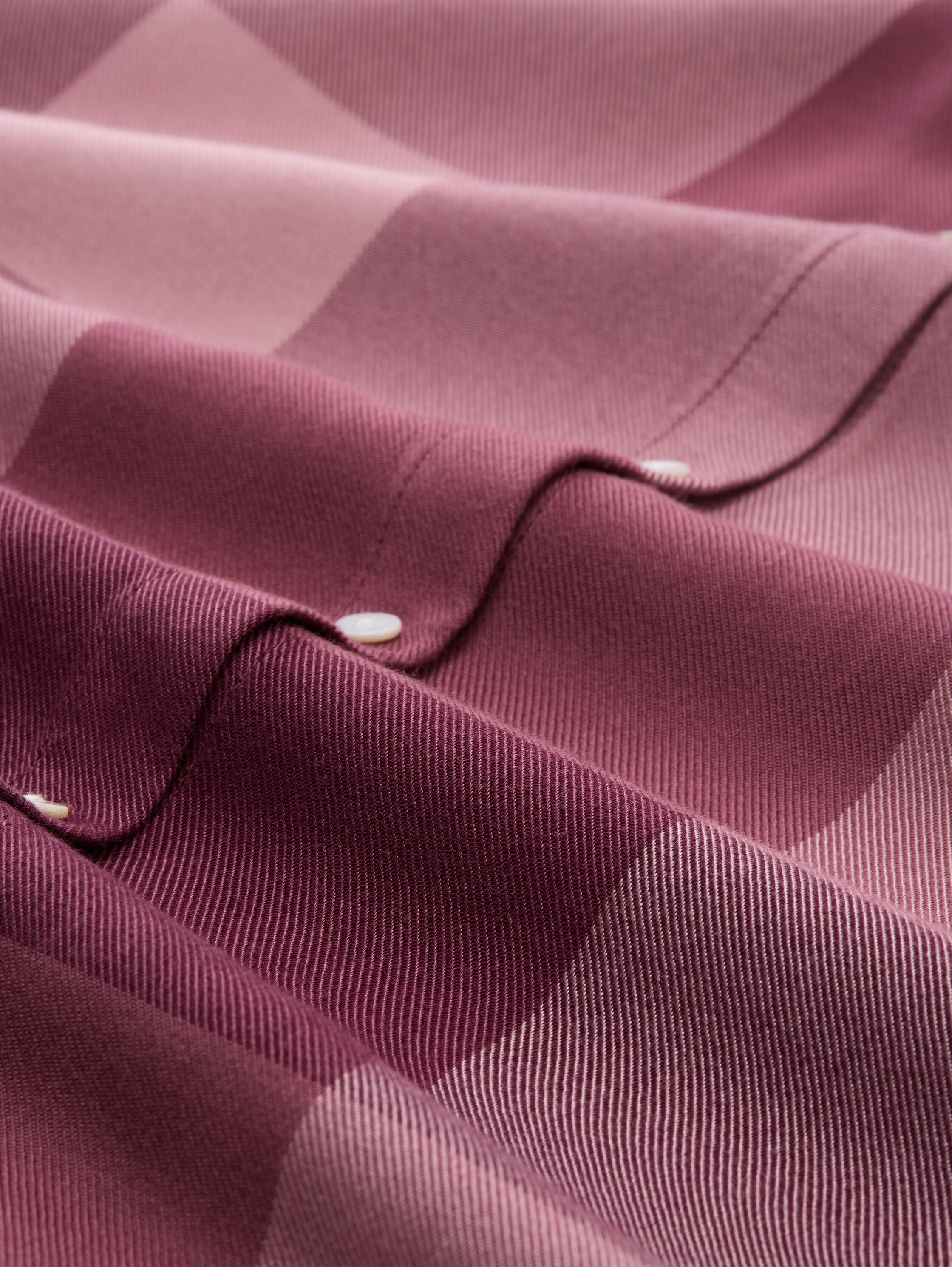 Plus Size - Hemdbluse mit Karomuster - berry_rose_check - 