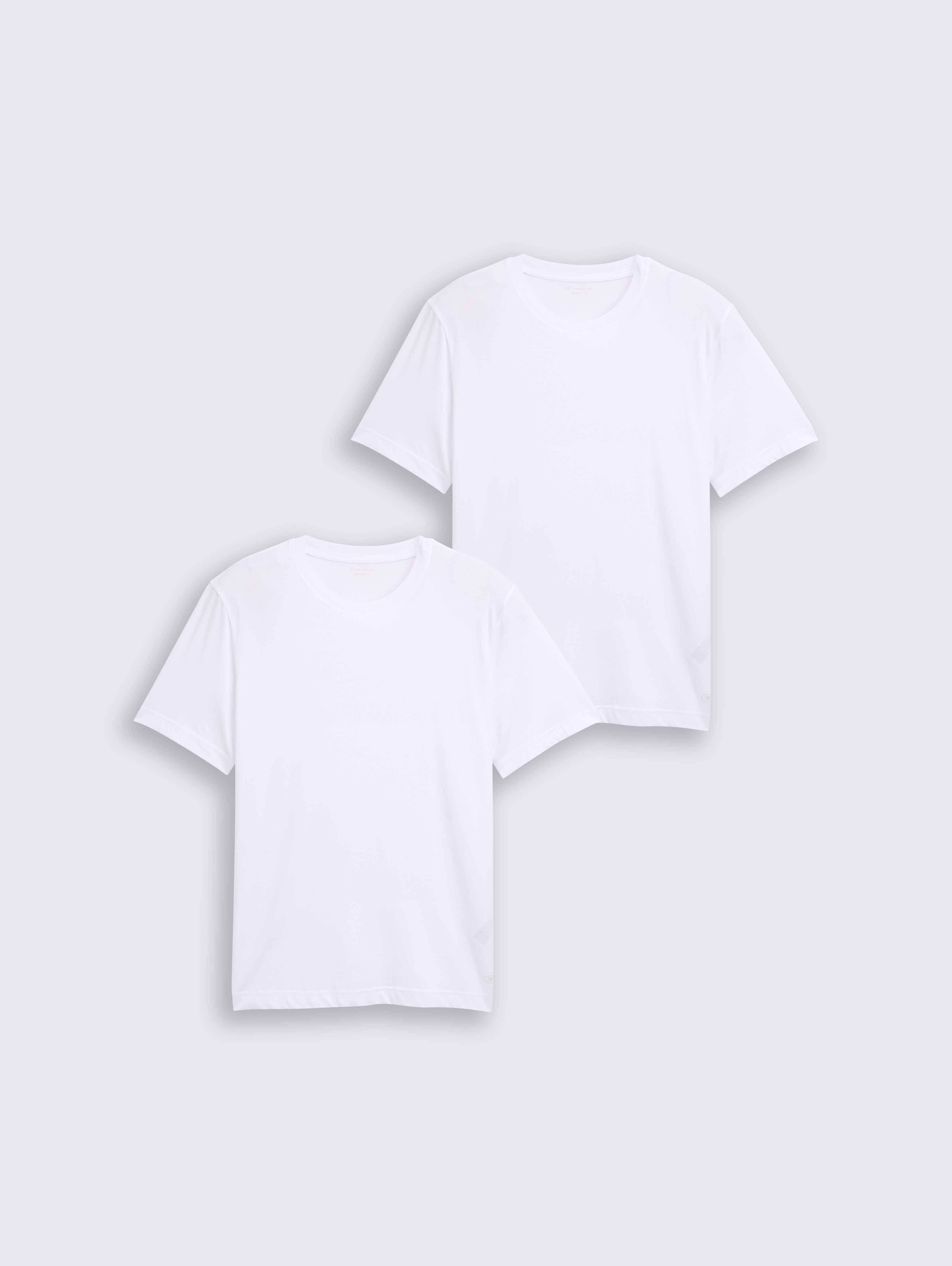 T-Shirts aus Baumwolle im 2er-Pack von Men, White