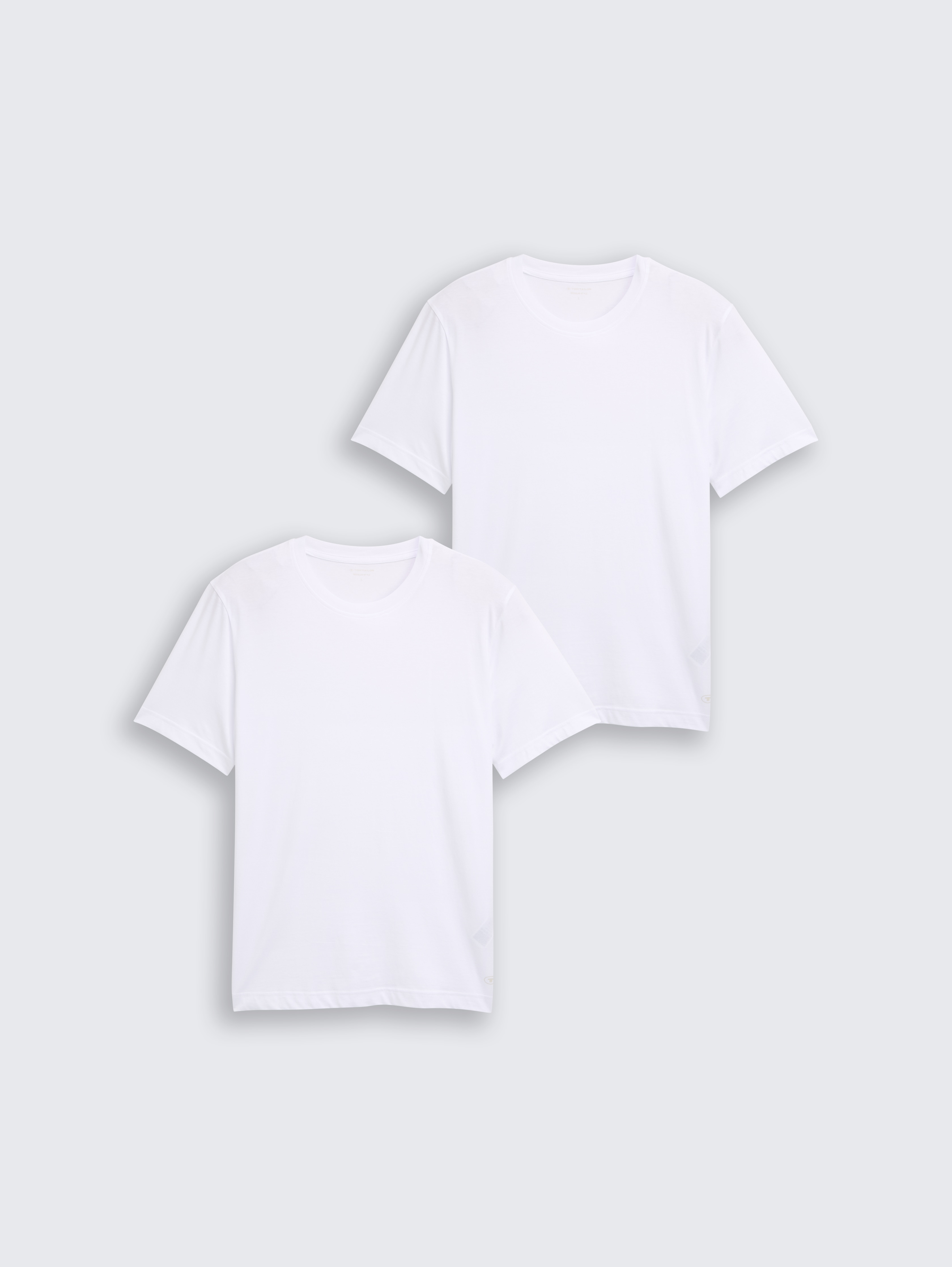 T-Shirts aus Baumwolle im 2er-Pack von Men, White