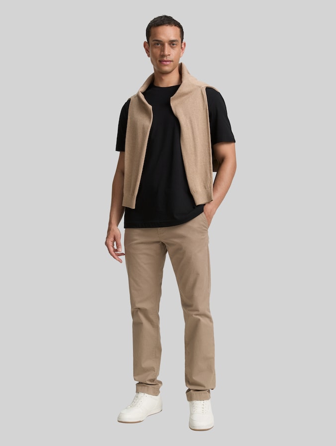 Cotton T-shirts in a 2-pack by Men, Black