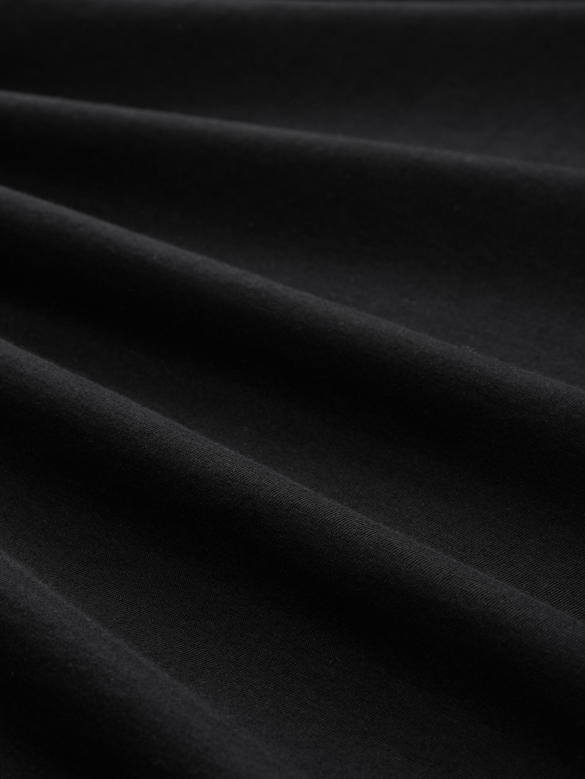 T-Shirts aus Baumwolle im 2er-Pack - black - Material-Ansicht