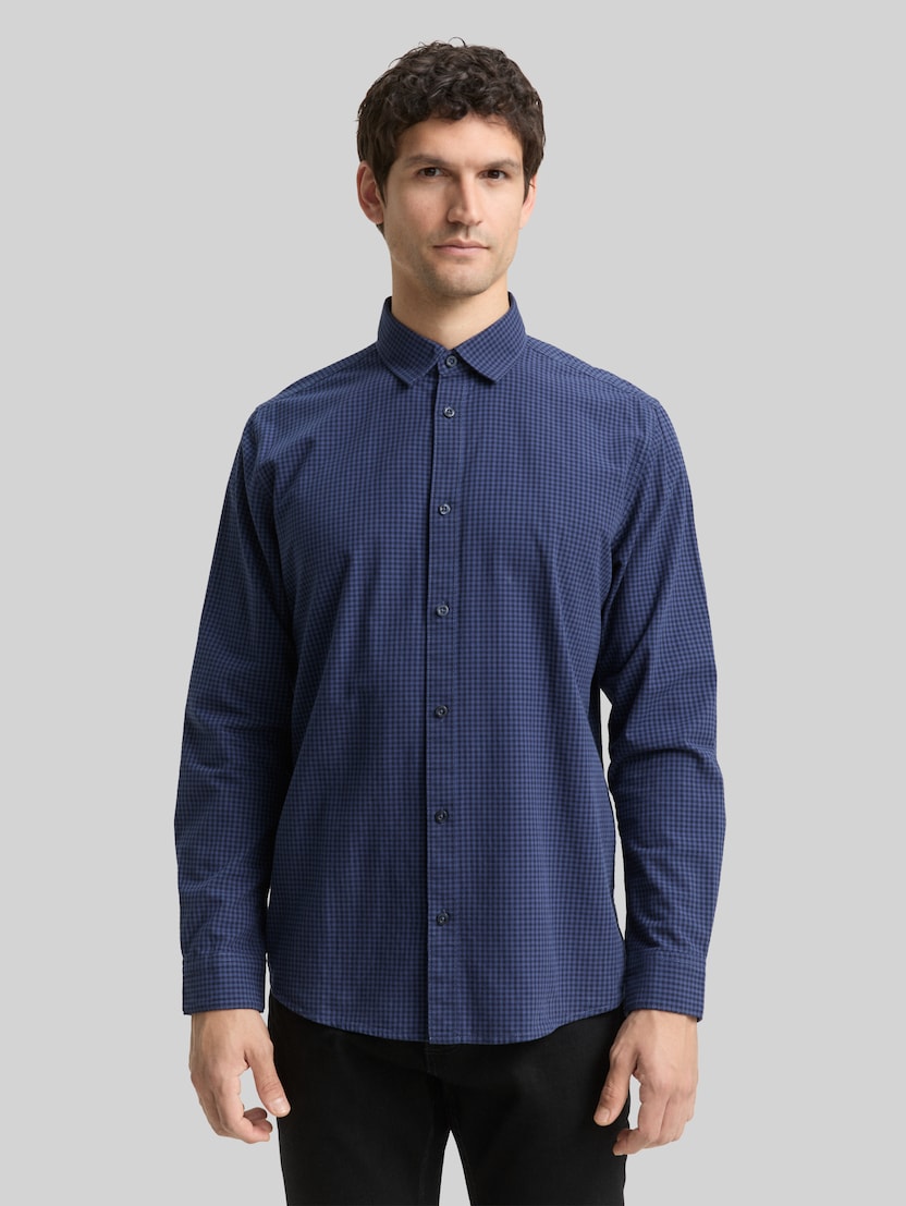 Regular Fit Hemd mit Karomuster von Men, blue vichy check