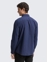 Chemise coupe classique à carreaux - blue vichy check - Découpe Vue arrière du modèle