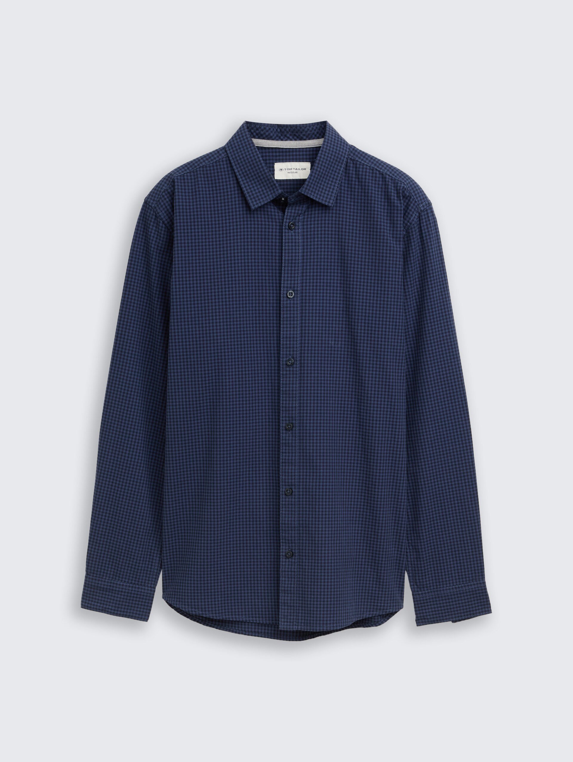 Regular Fit Hemd mit Karomuster - blue vichy check - Vorder-Produkt-Ansicht