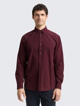 Chemise coupe classique à carreaux - red vichy check - Découpe Vue de face du modèle