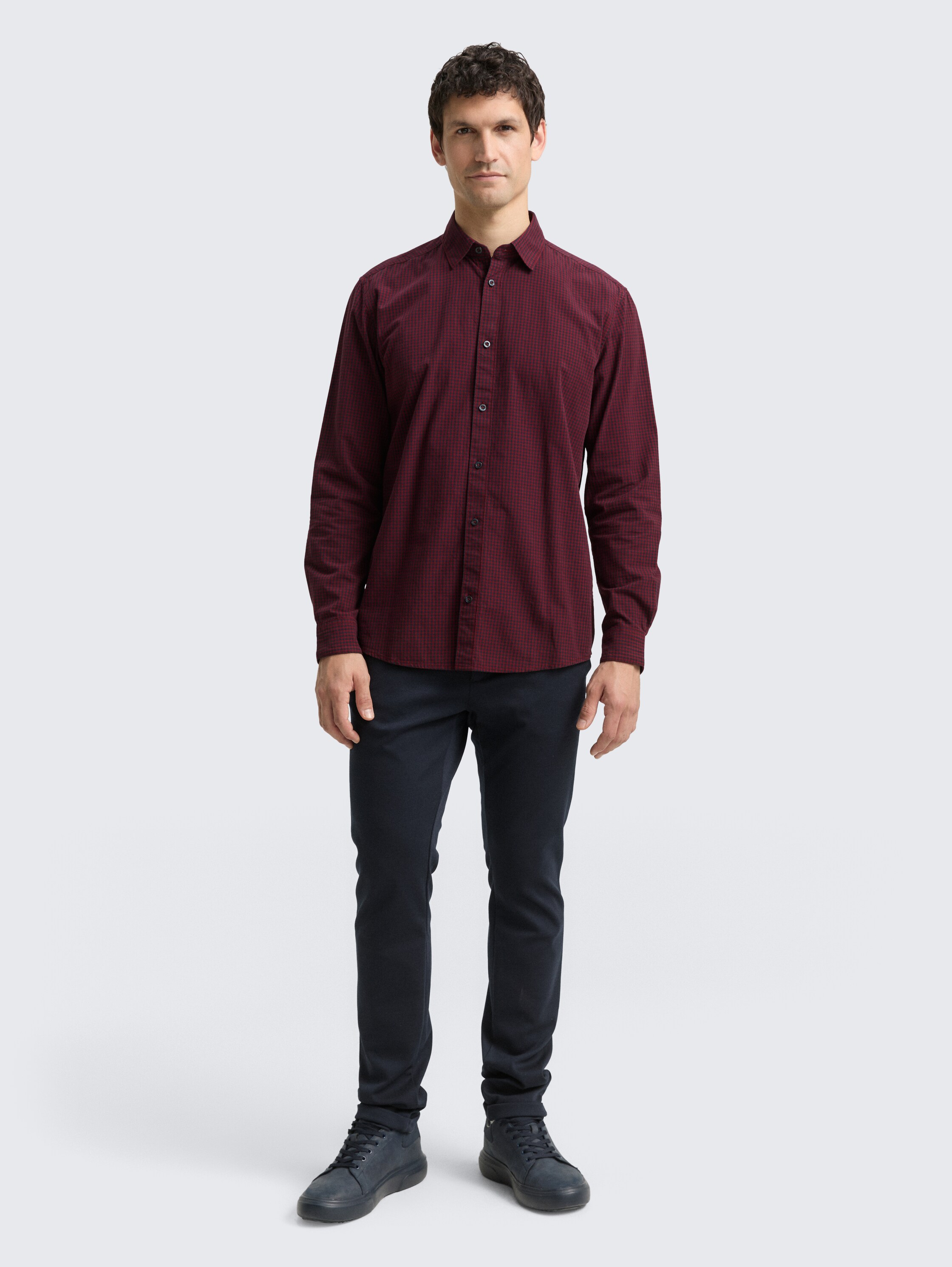 Regular Fit Hemd mit Karomuster - red_vichy_check - 