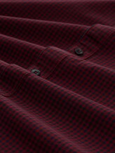Chemise coupe classique à carreaux - red vichy check - Vue de la matière