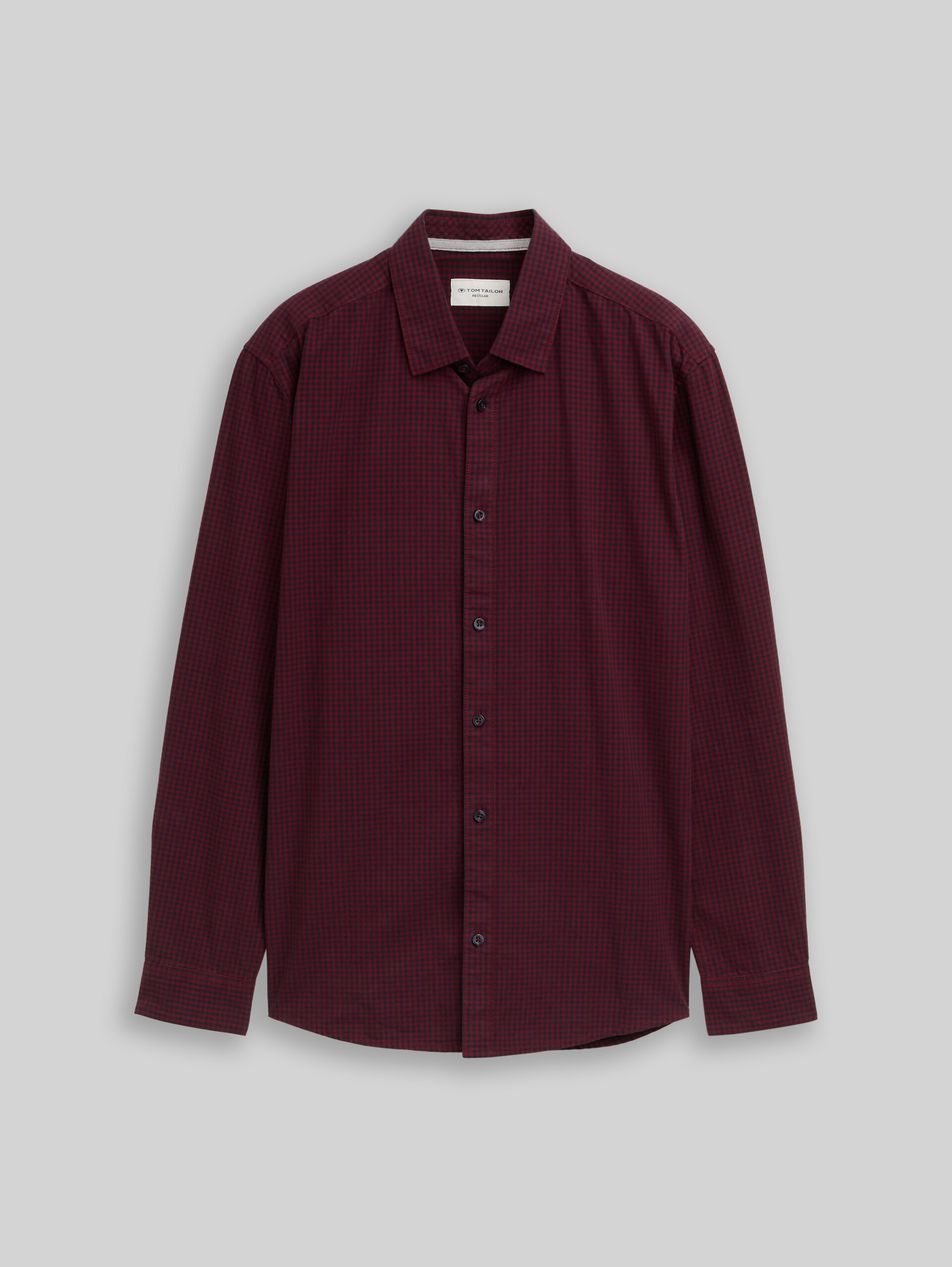 Regular Fit Hemd mit Karomuster - red vichy check - Vorder-Produkt-Ansicht