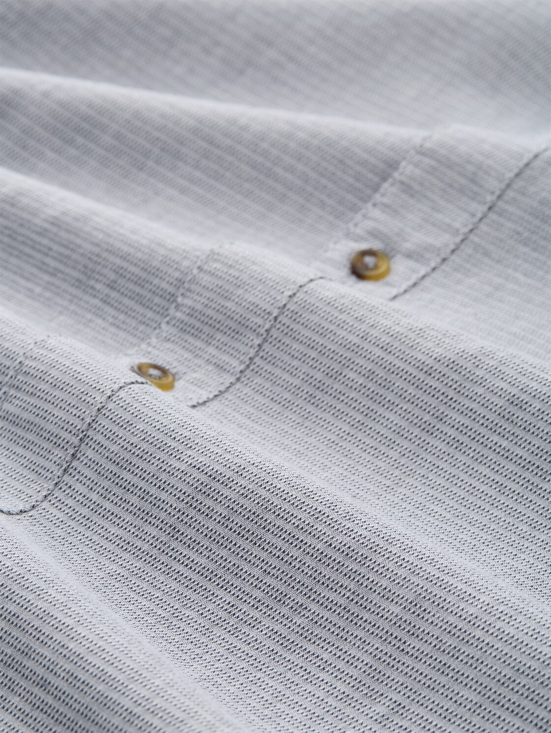 Regular Fit Hemd aus Baumwolle - navy stripy structure - Material-Ansicht