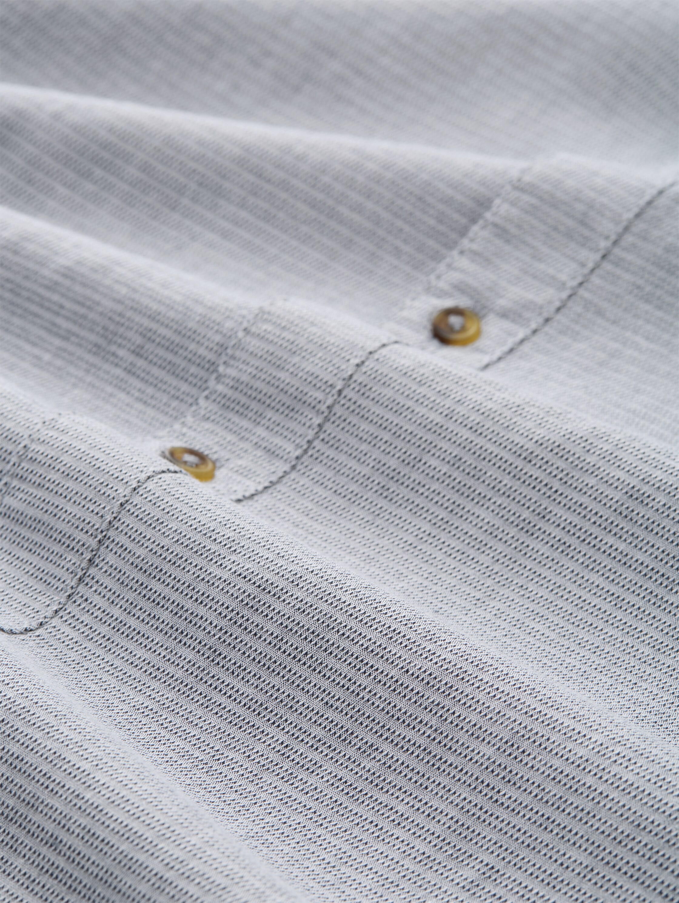 Regular Fit Hemd aus Baumwolle - navy_stripy_structure - 