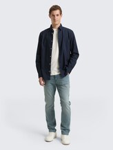 Chemise coupe classique stretch - sky captain blue - Vue de face du modèle