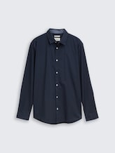 Chemise coupe classique stretch - sky captain blue - Vue de face du produit