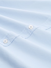 Regular Fit Hemd mit Stretch - Light Metal Blue - Material-Ansicht