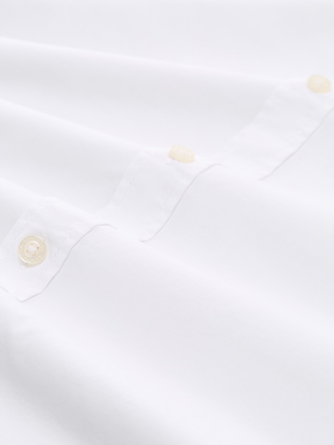 Regular Fit Hemd mit Stretch - White - Material-Ansicht