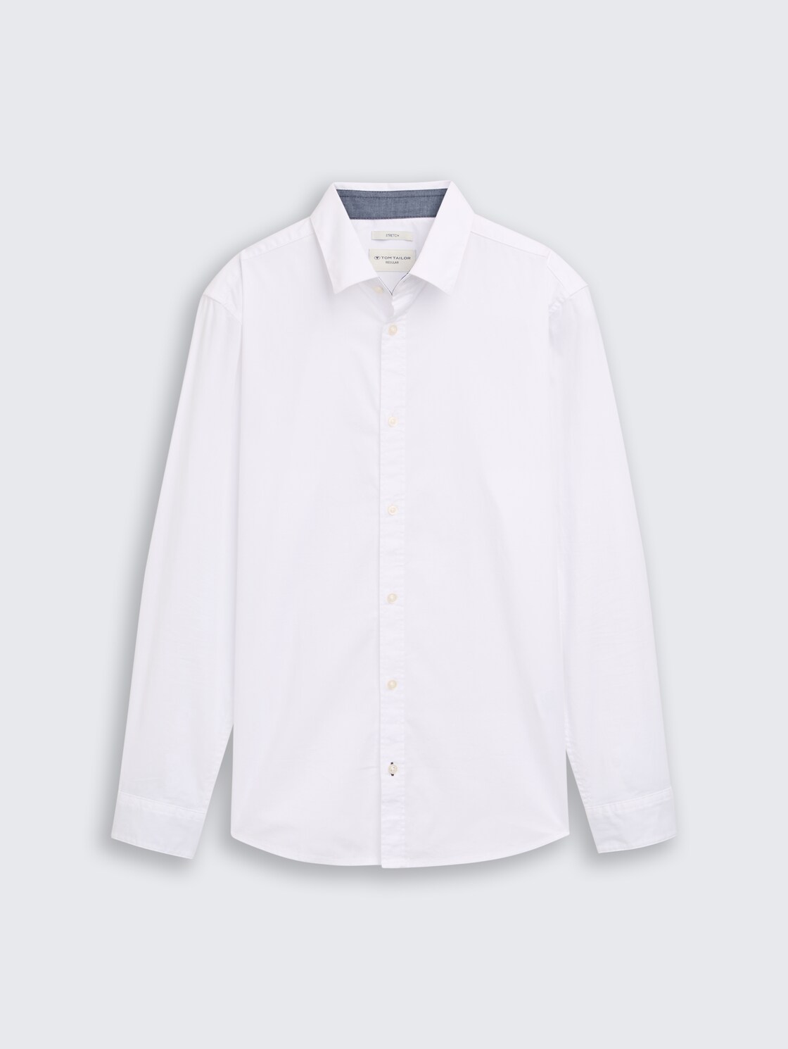 Regular Fit Hemd mit Stretch - White - Vorder-Produkt-Ansicht