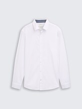 Chemise coupe classique stretch - White - Vue de face du produit