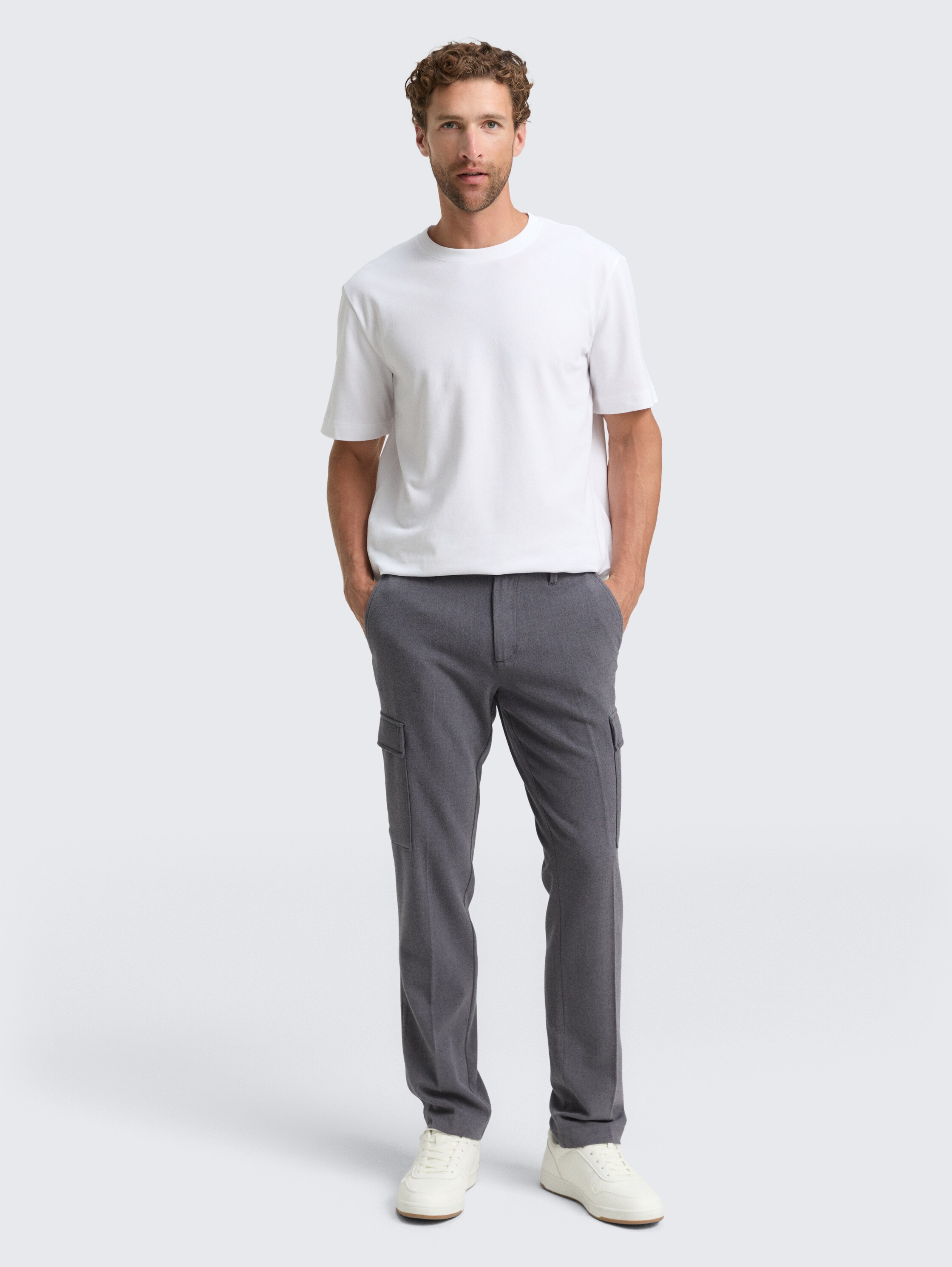 TTTAPERED Cargobroek - black_grey_melange - 