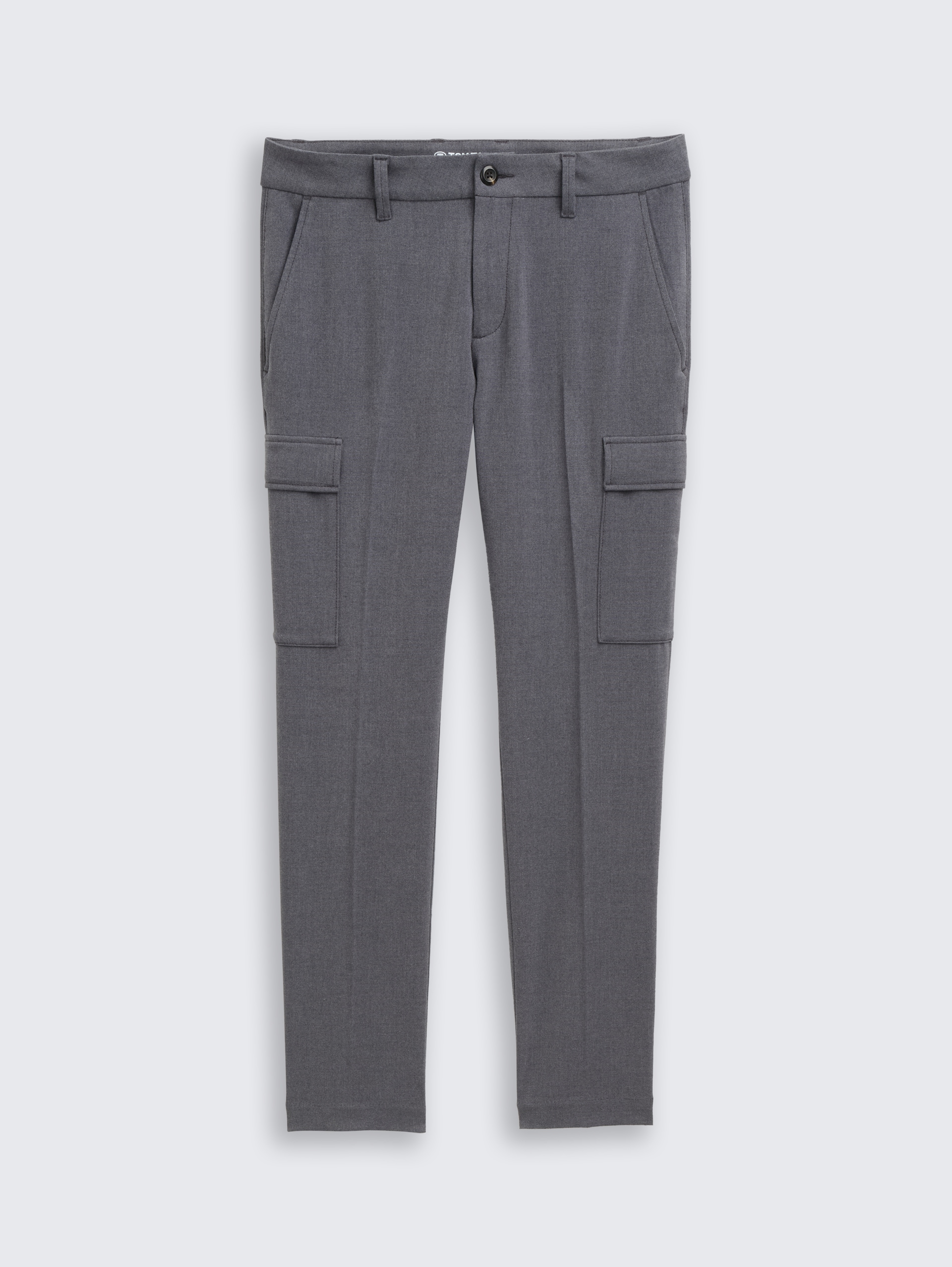 TTTAPERED Cargo Hose - Black Grey Melange - Vorder-Produkt-Ansicht