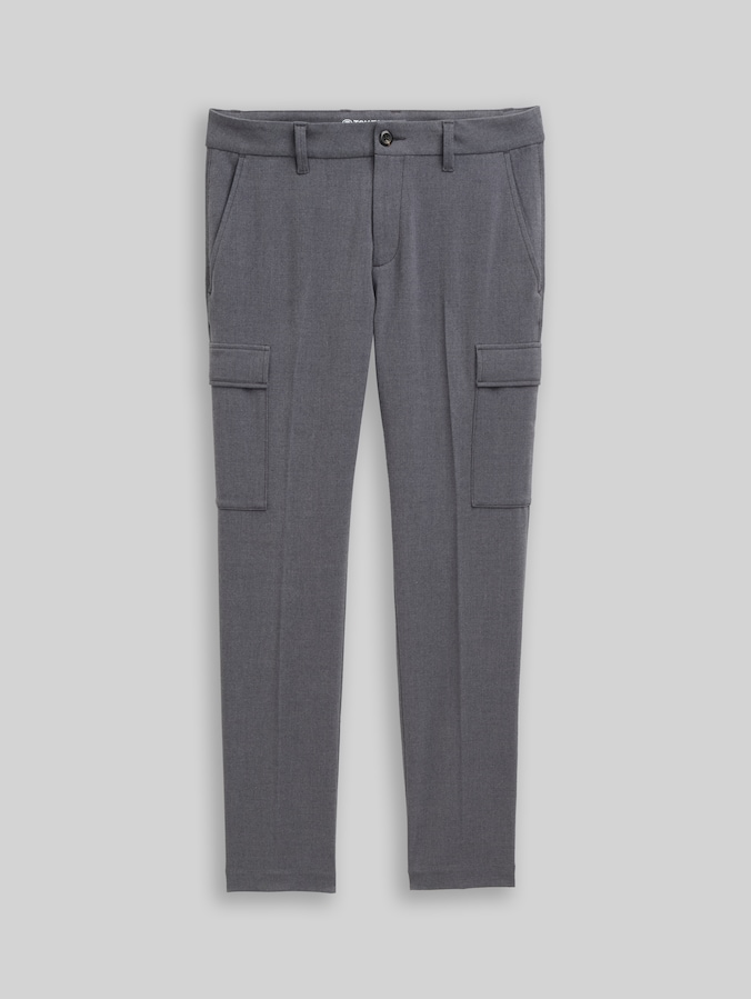 TTTAPERED Cargo Hose von Men, Black Grey Melange